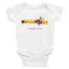 Wearing Christian Galatians Onesie - white