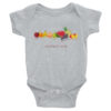 Wearing Christian Galatians Onesie - grey