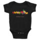 Wearing Christian Galatians Onesie - black