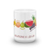 Wearing Christian Galatians mug - white