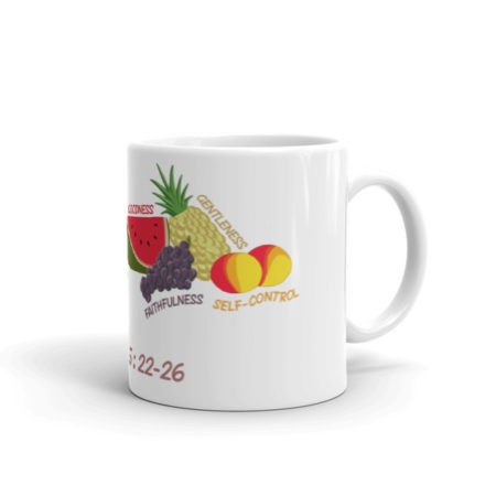 Wearing Christian Galatians mug - white