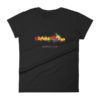 Wearing Christian Galatians t-shirt - black