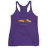 Wearing Christian Galatians tank top - purple