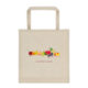 Wearing Christian Galatians tote bag - tan