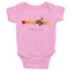 Wearing Christian Galatians Onesie - Pink