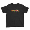 Wearing Christian Galatians t-shirt - black