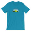 Wearing Christian this is the day T-shirt- blue