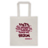 Wearing Christian Faith Tote bag - white