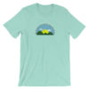 Wearing Christian this is the day T-shirt- teal