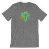 Wearing Christian - Neon Cross T-Shirt - Dark Grey