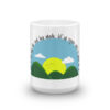Wearing Christian this is the day mug - white