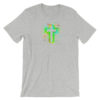 Wearing Christian - Neon Cross T-Shirt - Grey