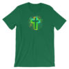 Wearing Christian - Neon Cross T-Shirt - Green