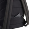 Wearing Christian Genesis back pack