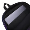 Wearing Christian Genesis back pack