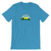 Wearing Christian this is the day T-shirt- blue