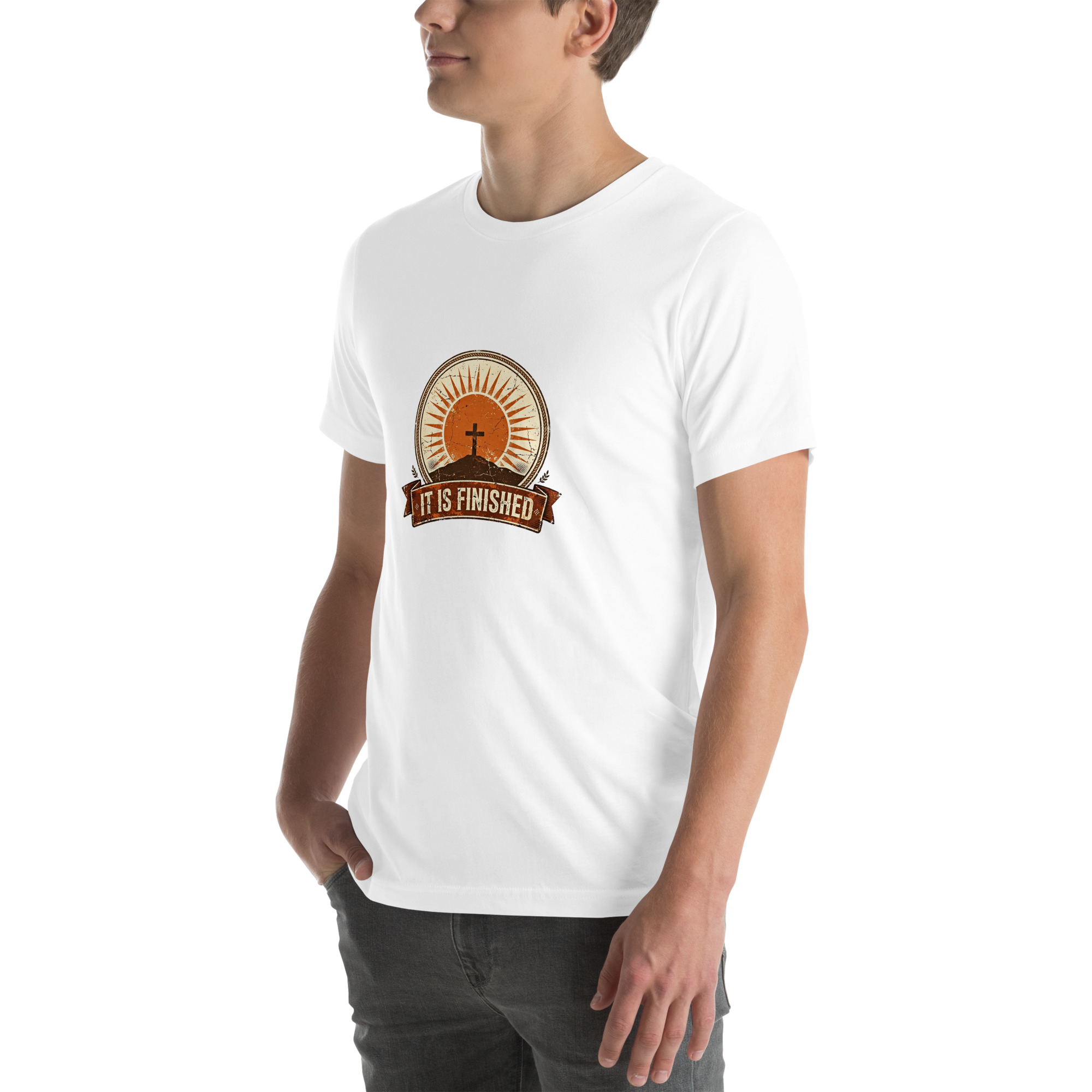 It Is Finished Badge Tee - Image 4